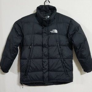 black mens north face puffer jacket